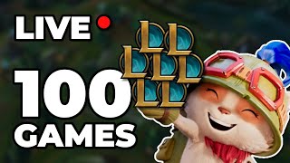 Live🔴|  Playing 100 Games of League of Legends