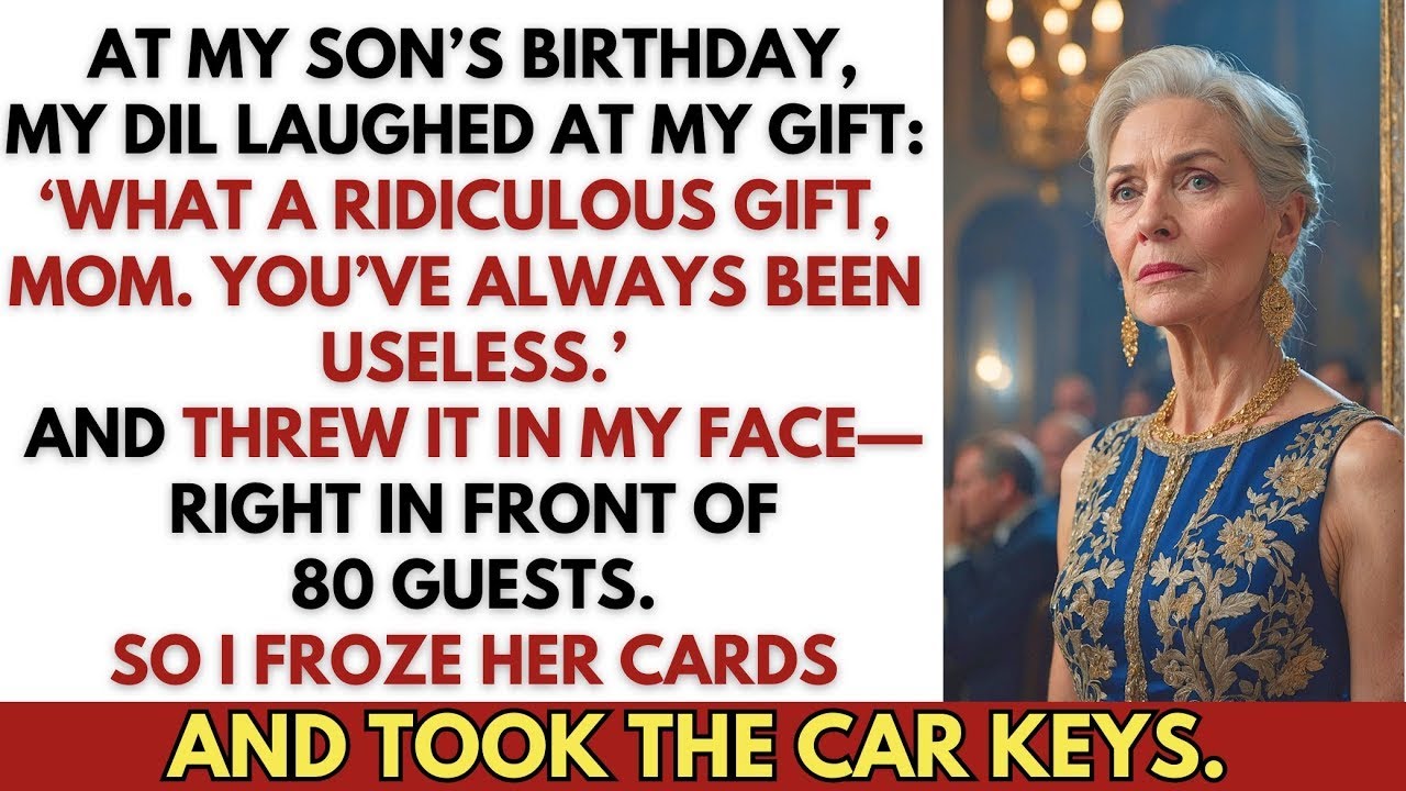 “What a Ridiculous Gift, Mom  You’ve Always Been Useless,” My DIL Said—In Front of 80 Guests…