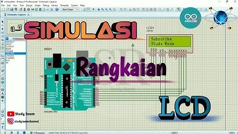 Simulasi Rangkaian LCD Proteus | Lcd LM016L (16x2)