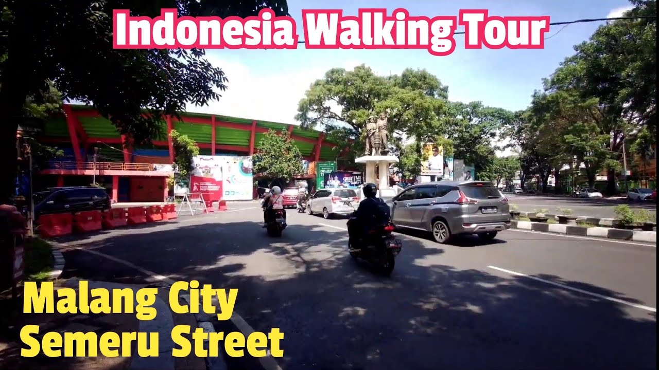 Lets Walk And Explore Malang City, Indonesia |  Semeru Street