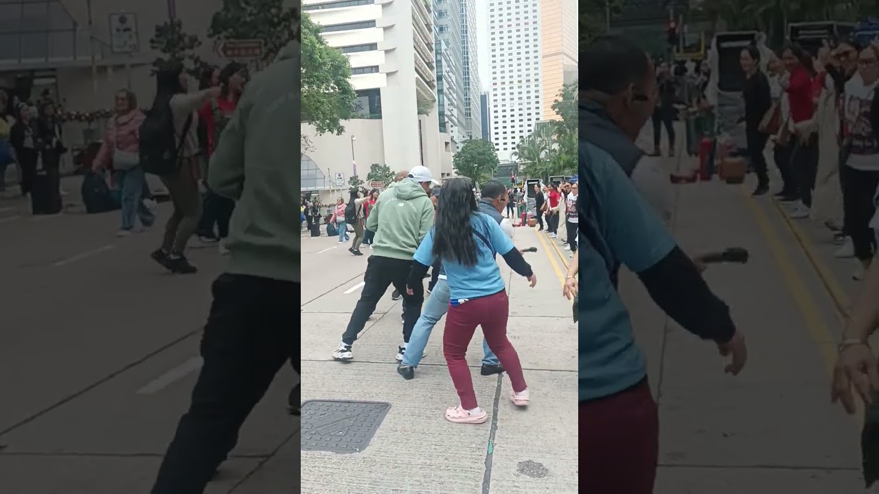 Igorot dance at Central Hongkong 🇭🇰 