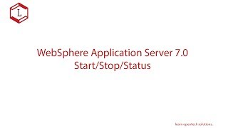 13.WAS How to check status/start/stop ApplicationServer