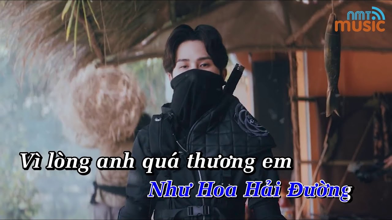 KARAOKE HOA HẢI ĐƯỜNG BEAT GỐC JACK HAY NHẤT MV - youtube