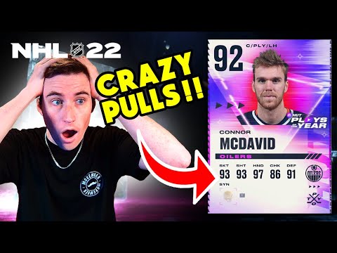 I PULLED 92 POTY MCDAVID!! CRAZY NHL 22 HUT PACK OPENING!!!