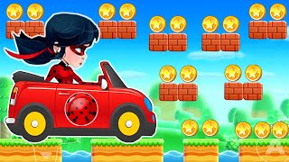 Lady Bug - Juegos Para Niños Pequeños - Go Kart Racing Lady 3D Karting Roadway nivel 1-6 screenshot 2