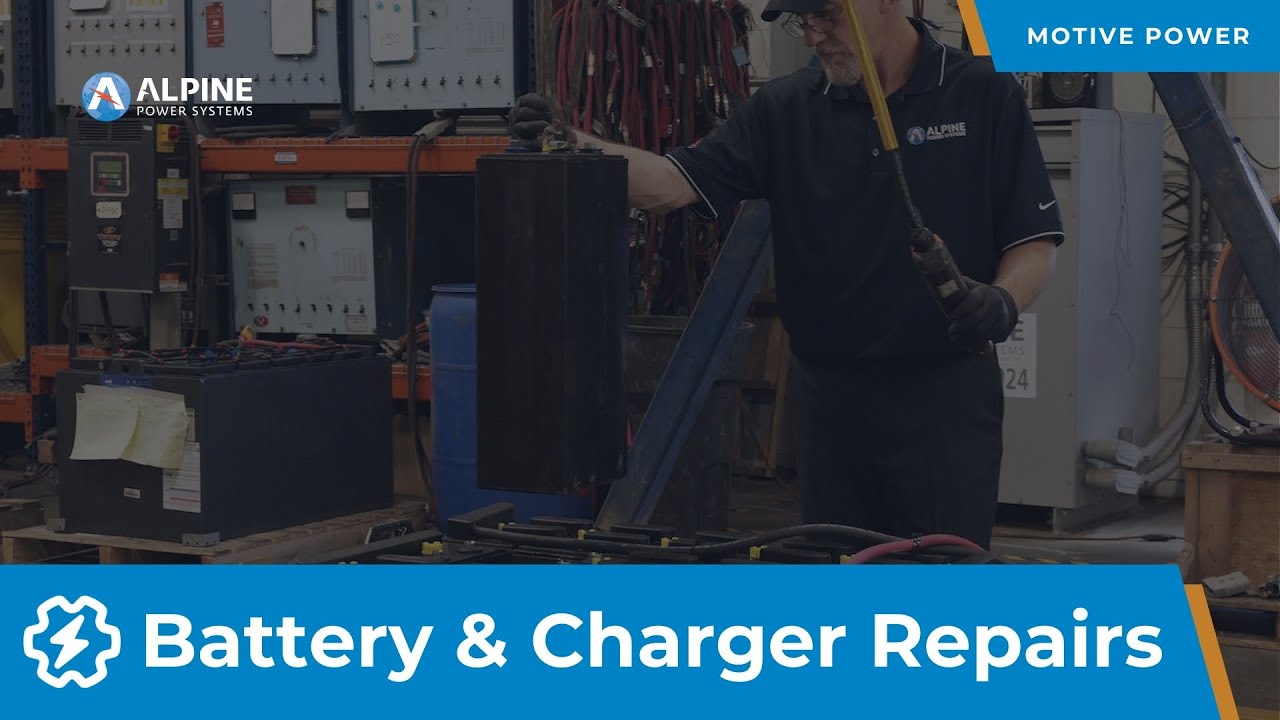 Motive Power Battery & Charger Repairs | Alpine Power Systems - YouTube