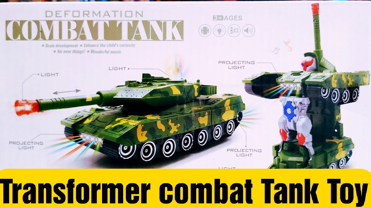 Transformer Combat Deformation battery operated Tank Toy for Kids