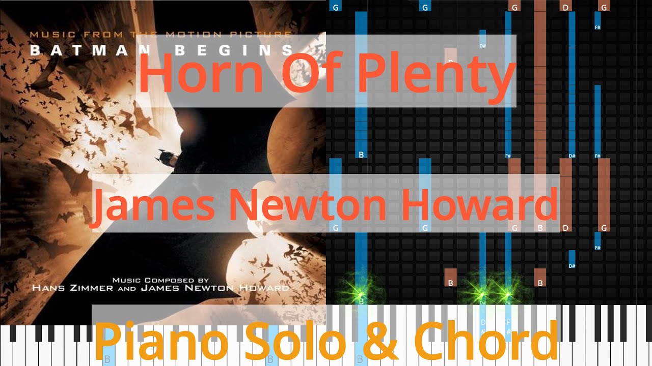 🎹Solo & Chord, Horn Of Plenty, James Newton Howard, Synthesia Piano 🎹Solo & Chord, Horn Of Plenty, James Newton Howard, Synthesia Piano