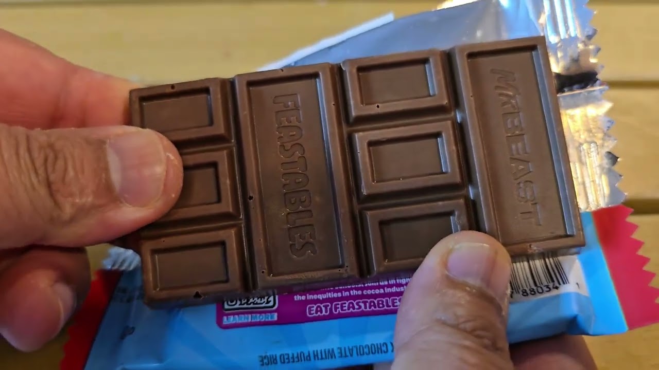 รีวิวช๊อคโกแลต Feastables  ของ @mrbeast รส milk crunch 
