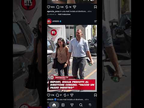 Video Passo indietro di Giulia Presutti: rinuncia alla conduzione di Report