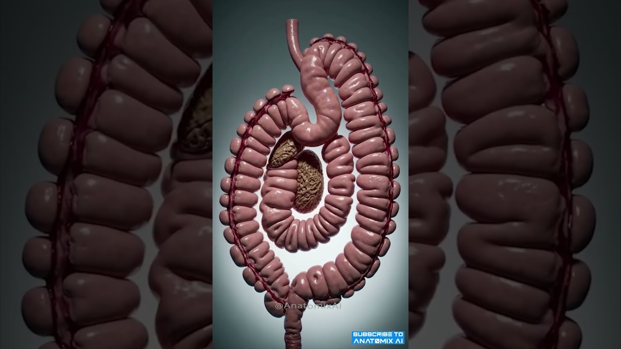 Digestive System Animation | Constipation Colon Model 3D