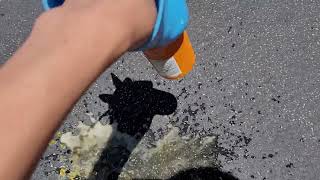 Unicorn Puppet Drinks Izze Mango Flavor