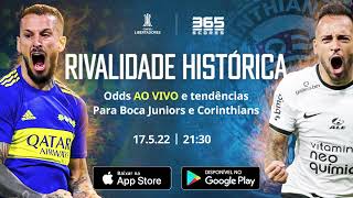 365Scores: Boca Juniors x Corinthians ao vivo ⚽🔥