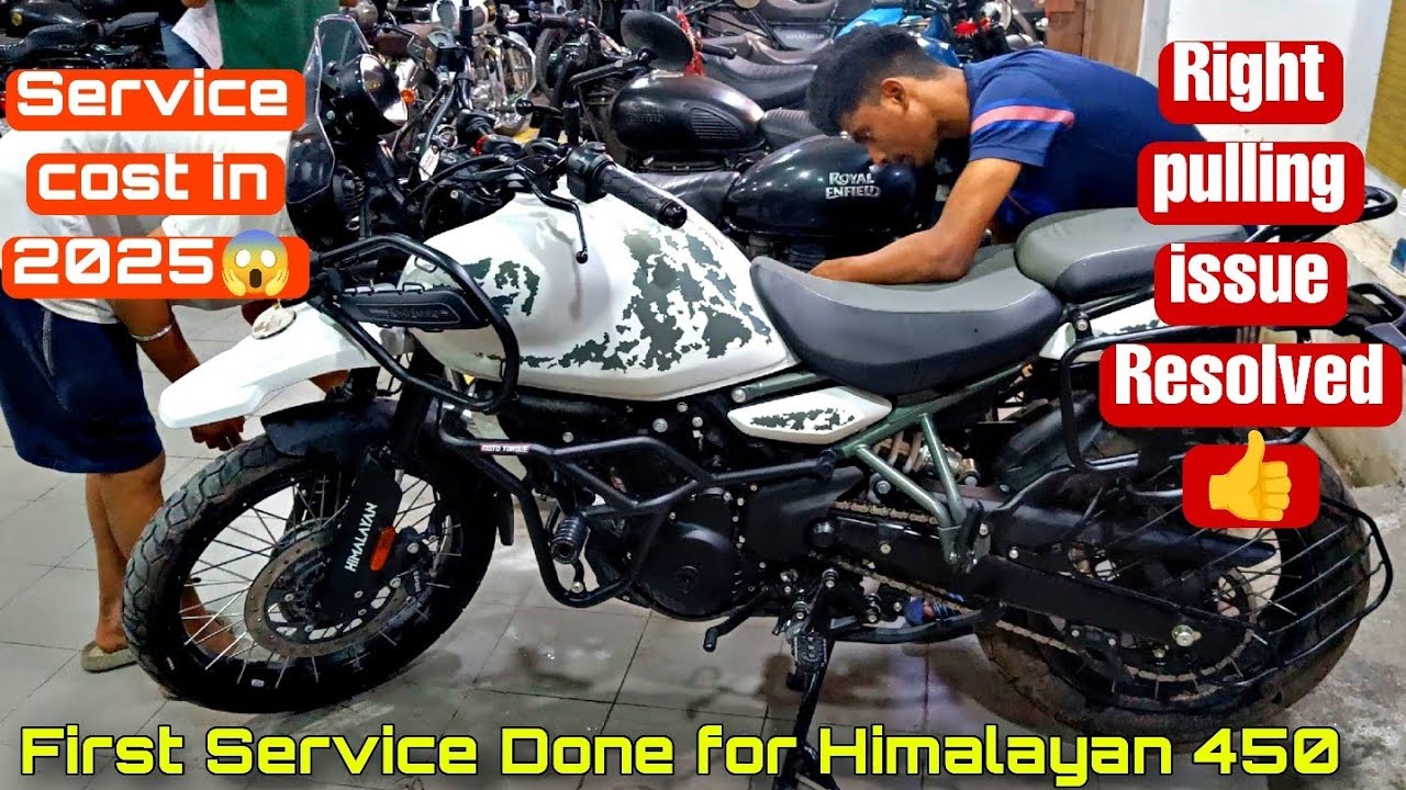 My first Service experience for Himalayan 450 in 2025 