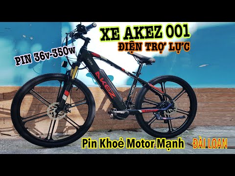 Video XE AKEZ 001 ĐẠP TRỢ LỰC ĐIỆN 36V 350W PIN THÁO DỜI MỚI... - youtube