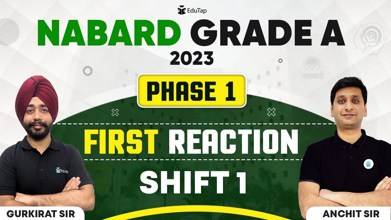 🔴 NABARD Grade A Answer Key | NABARD 2023 Phase 1 Question Paper ...