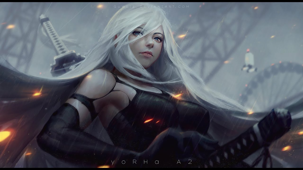 Nier:Automata - Basic gameplay A2 Beserk Mode + The Power Of Hate Trophy Achievement