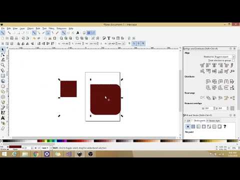 Inkscape : How to Round Single Rectangle/Square Corners