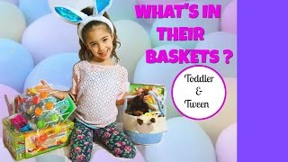 What's in my KIDS EASTER BASKETS | COLLAB