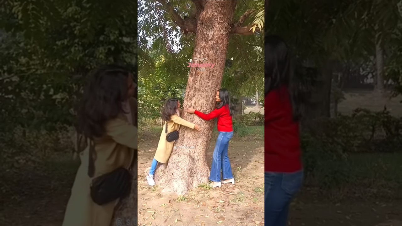 Winter ❄️ pink tree 🎀 coffee ☕