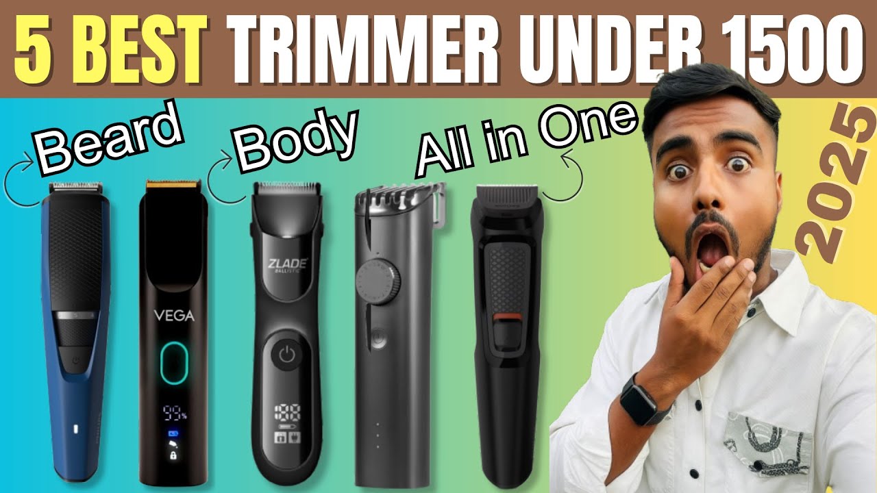 Best Trimmer under 1500 in India | Best Trimmer under 1000 for Men | Best Trimmer for Men 2025