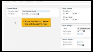 How to change session lifetime in Joomla 2.5 How to change session lifetime in Joomla 2.5