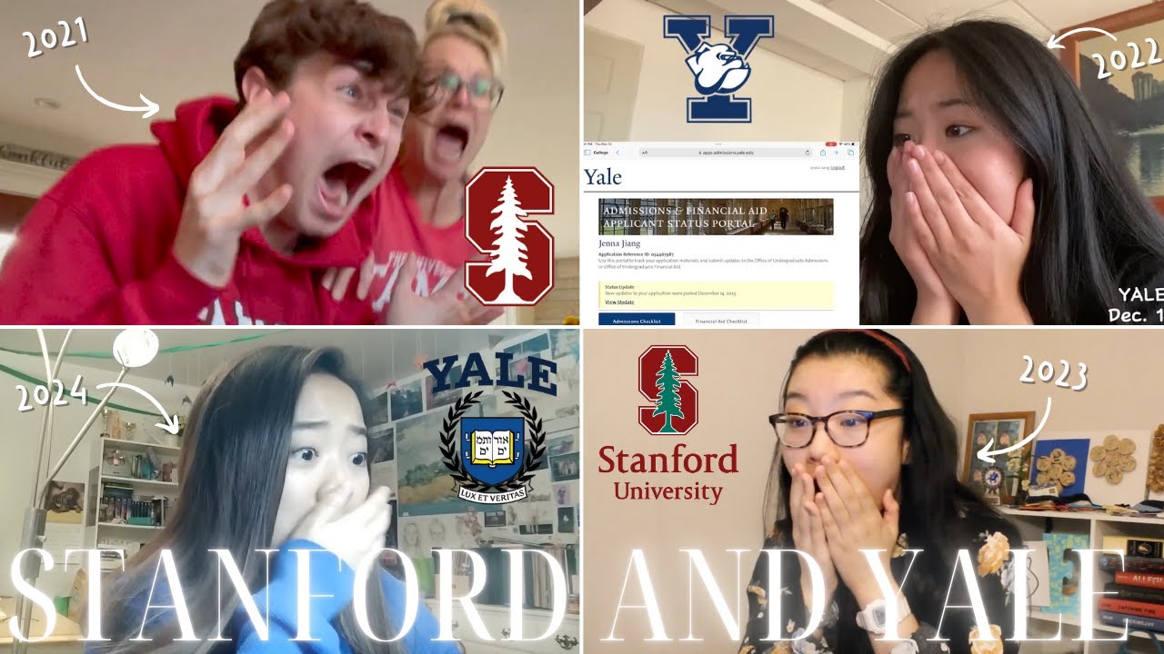 20 MINUTES of the Most VIRAL YALE and STANFORD Acceptance Reactions of