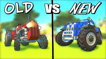 We Compared OLD vs NEW Workshop Creations in Scrap Mechanic!