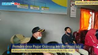 Pelaksanaan Kegiatan Opname Pekerjaan Fi Desa Pagar Gunung