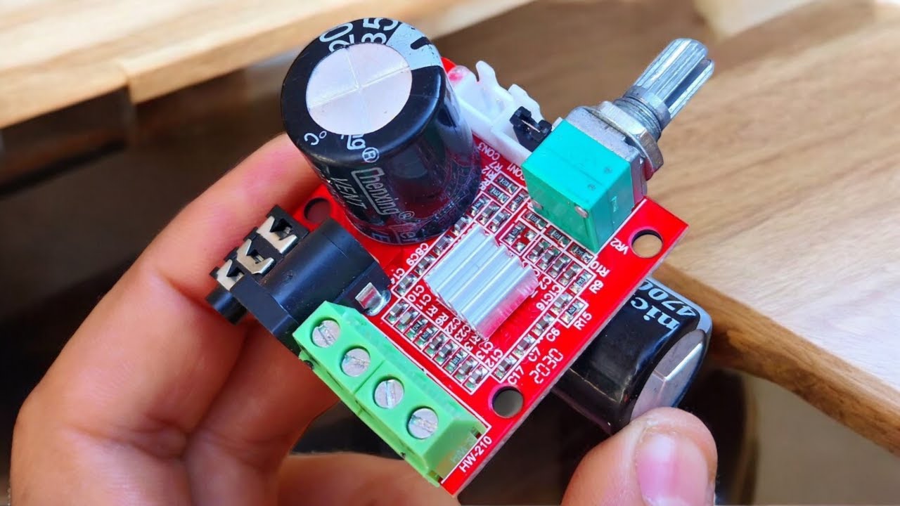 Best ClassD Amplifier for DIY Bluetooth Speaker PAM8610 YouTube