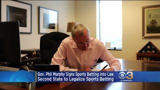 Gov. Phil Murphy Signs Sports Betting Into Law In New Jersey