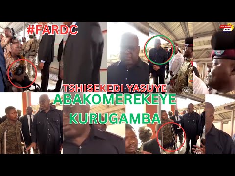 TSHISEKEDI YAGARAGAYE ARIKUMWE NABASIRIKARE BAKOMEREKEYE KURUGAMBA NAHO M23 YISHYIKIRIJE FARDC 