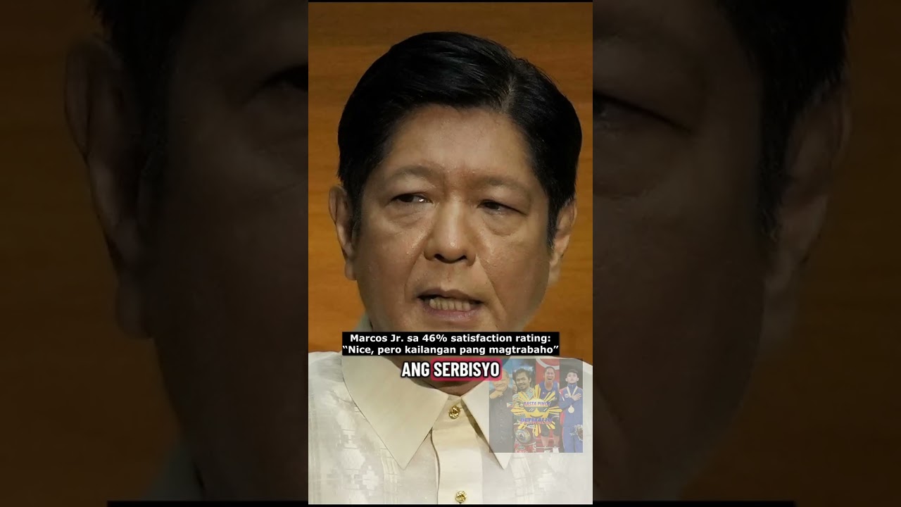 Marcos Jr. sa 46% satisfaction rating: “Nice, pero kailangan pang magtrabaho”