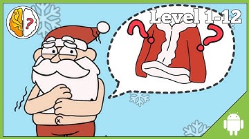 Brain Out Help Santa Gameplay Walkthrough Android Level 1-12