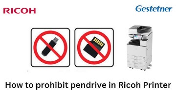 How to Prohibit USB Usage in Ricoh Printers | Disable Pen Drive Access