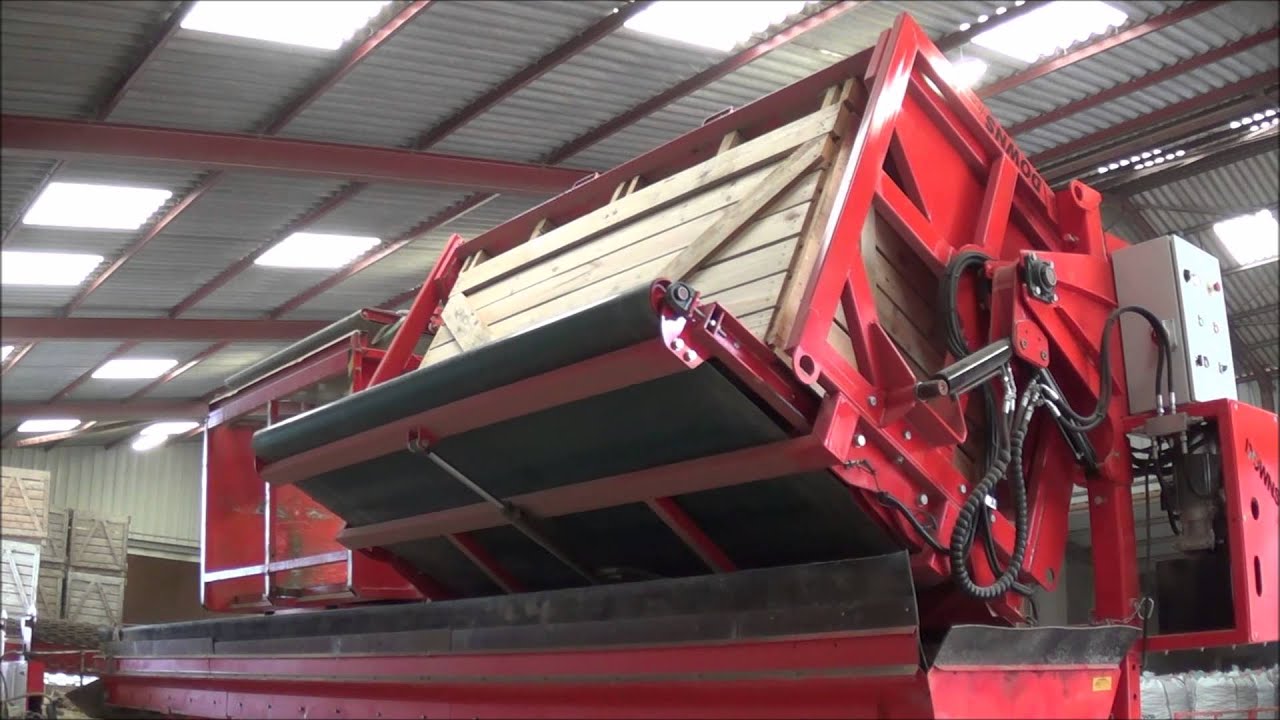 Retourneur de caisse pomme de terre DOWNSPotato box tipper YouTube