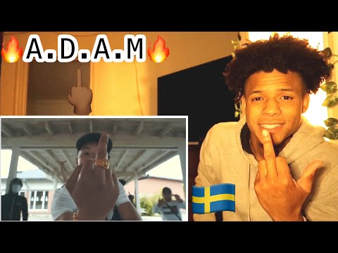 🇸🇪NEW SWEDEN RAPPER ADAM - A.D.A.M Official reaction🔥 #sweden - YouTube