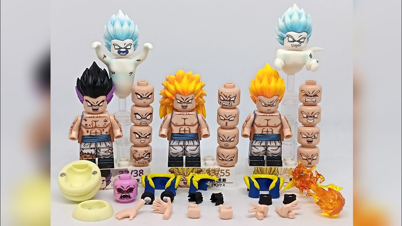 My Lego Custom Minifigures Collection Dragon Ball Gotenks 悟天克斯 from Feelings