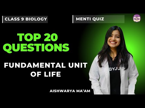 Top 20 Questions From Fundamental Unit Of Life | Menti Quiz | Class 9 | Cbse