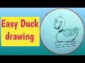 Easy Duck Drawing.