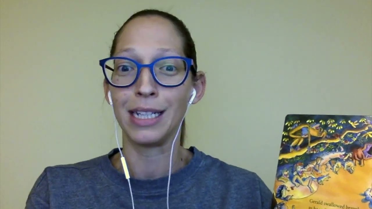 Magical World of Words with Lorienne reading "Giraffes can't dance"