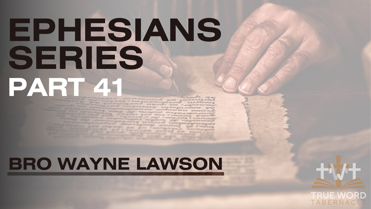 Bro. Wayne Lawson - ‘A Revival Of The Real You - Ephesians Pt 41’ - (Sun 8/4/2024)