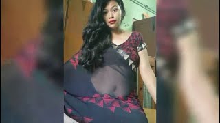 Busty Beauttiful Aunty Hot Saree Shoot with sexy moves