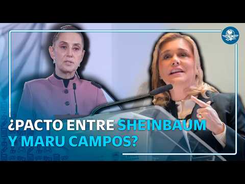 Sheinbaum niega pacto con Maru Campos tras detención de exfiscal por operativo con CIA