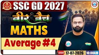 Average #4 || Maths By Deepak Sir || SSC GD Maths Class 2027 || Veer Batch RWA || SSC GD 2027