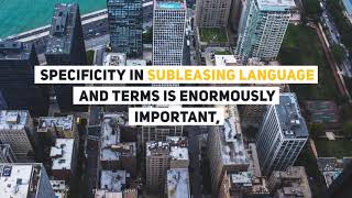 The Special Issues of Subleasing Office Space