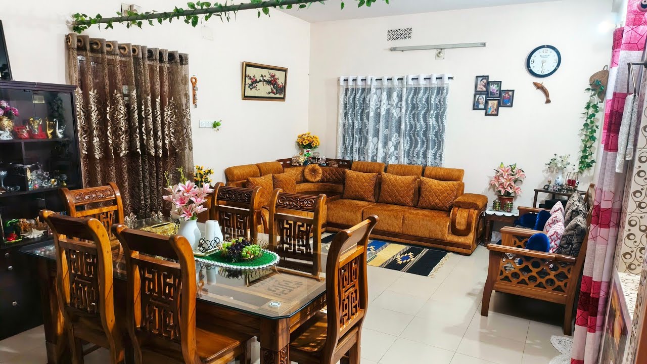 Bangladeshi living room decor idea.small living room tour 