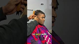 I cut a D1 HOOPER 🏀#barber #haircut #basketball #funny#comedy