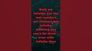 Mind Blowing Math Proves Some Infinities are BIGGER Than Others!