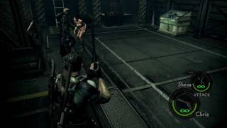 Resident Evil 5 pc Ai Sheva Fight With Boss Wesker In Chapter 63